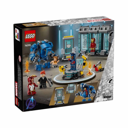 LEGO MARVEL Laboratório do Iron Man: Salão das Armaduras 76315