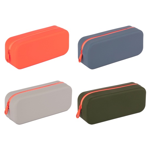 Estojo Escolar de Silicone APLI Neon Retangular Sortido