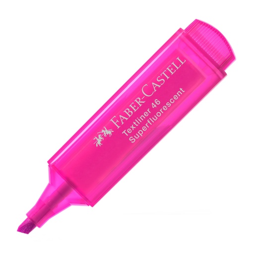 Sublinhador Fluorescente FABER-CASTELL Textliner 46 1-2-5mm Rosa