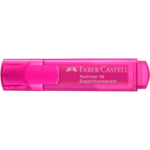 Faber-Castell Textliner 46 1-2-5mm Pink Fluorescent Highlighter