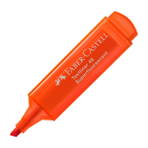 Sublinhador Fluorescente FABER-CASTELL Textliner 46 1-2-5mm Laranja