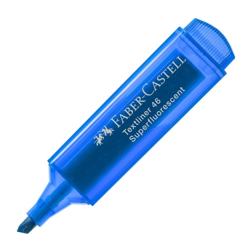 Sublinhador Fluorescente FABER-CASTELL Textliner 46 1-2-5mm Azul