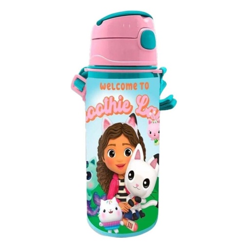 Garrafa de Alumínio Gabby's Dollhouse 600ml