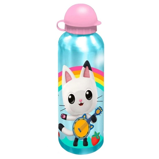 Garrafa de Alumínio 500ml + caixa de lanche Gabby's Dollhouse