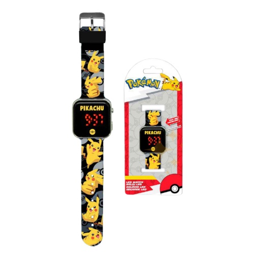 Relógio de pulso digital LED POKEMON Pok4402
