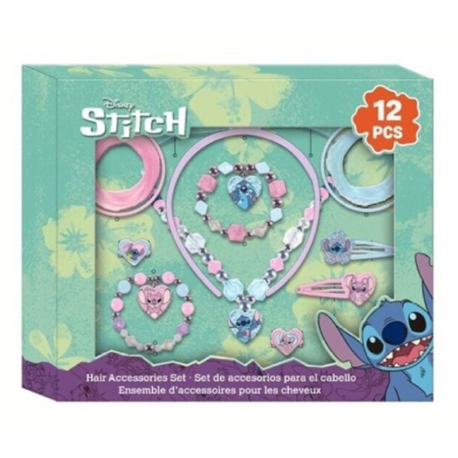 Conjunto de Bijuteria DISNEY Stitch 12 Peças
