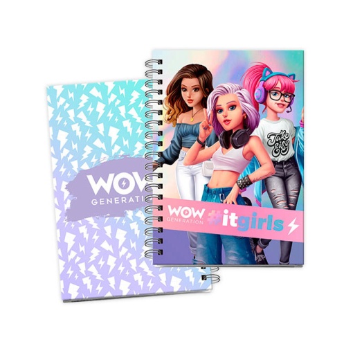 Caderno A5 Capa Dura WOW GENERATION SORTIDO