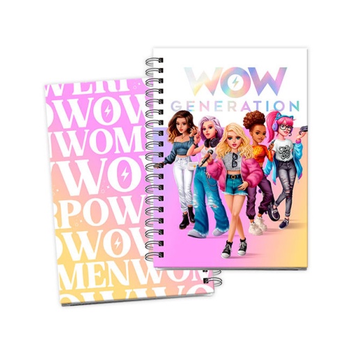 Caderno A5 Capa Dura WOW GENERATION SORTIDO