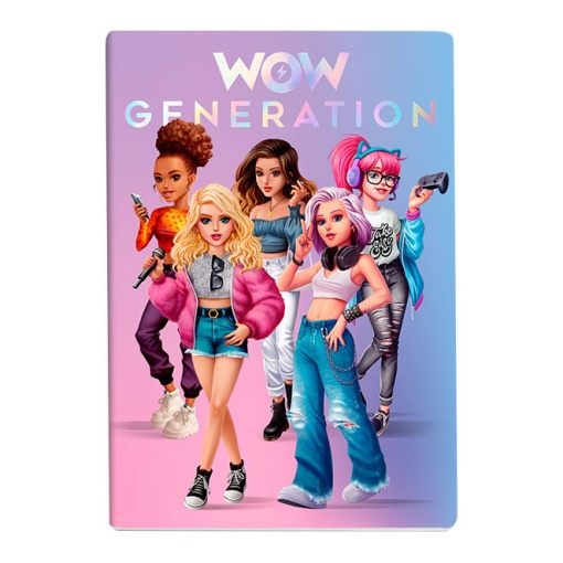 Caderno A5 WOW Generation Sortido (3 Unidades)