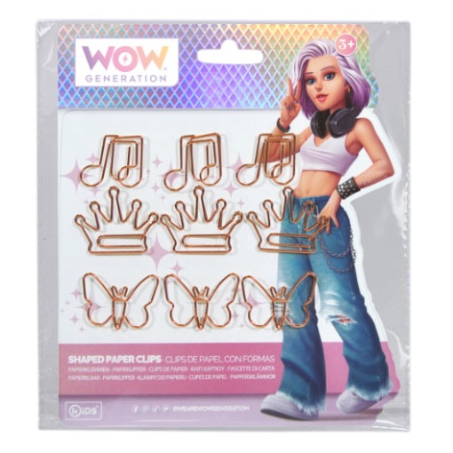 Clips Generación WOW - 9 piezas surtidas