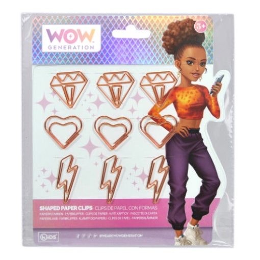 Clips Generación WOW - 9 piezas surtidas