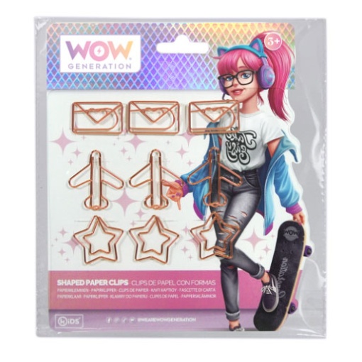 Clips Generación WOW - 9 piezas surtidas