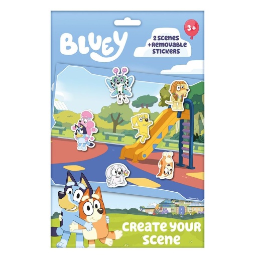 Caderno Cria o Teu Cenário BLUEY