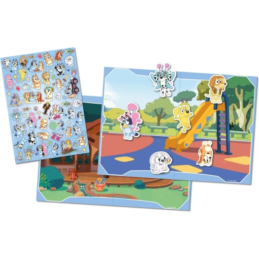 Caderno Cria o Teu Cenário BLUEY