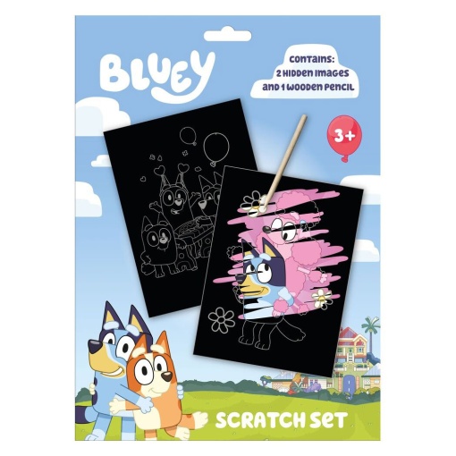 Conjunto Scratch Art BLUEY
