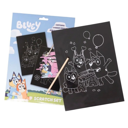 Conjunto Scratch Art BLUEY