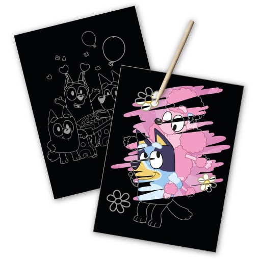 Conjunto Scratch Art BLUEY
