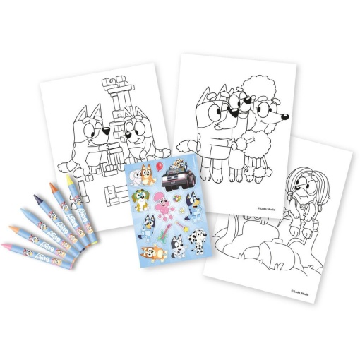 Conjunto para Colorir com Notebook BLUEY