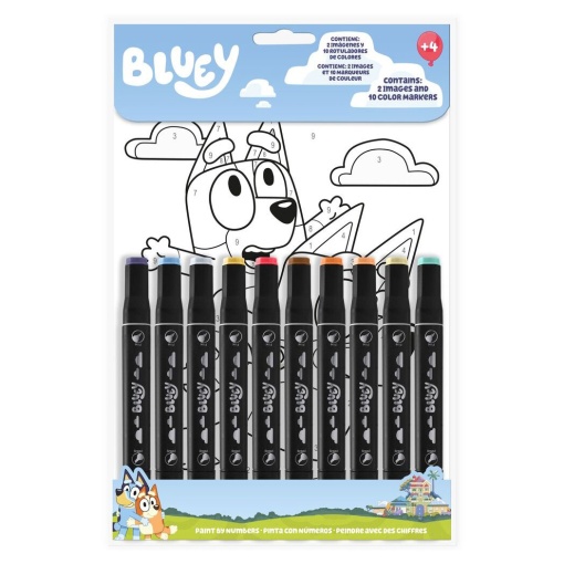 Pintar Por Números BLUEY