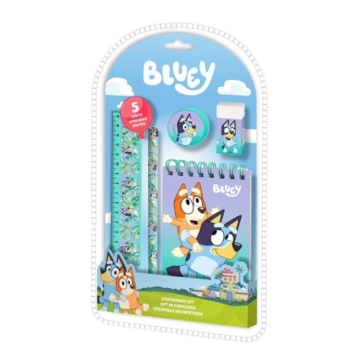 Conjunto Escolar BLUEY 5 Peças