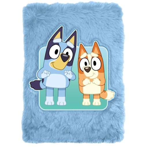 Caderno de Pelúcia A5 BLUEY Azul
