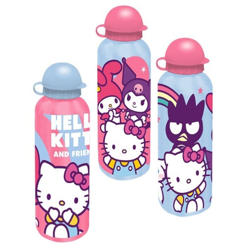 Garrafa de Alumínio Hello Kitty And Friends 500ml sortido