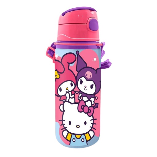 Garrafa de Alumínio Hello Kitty And Friends 600ml