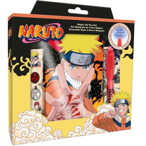 Diário + Esferográfica Mágica NARUTO