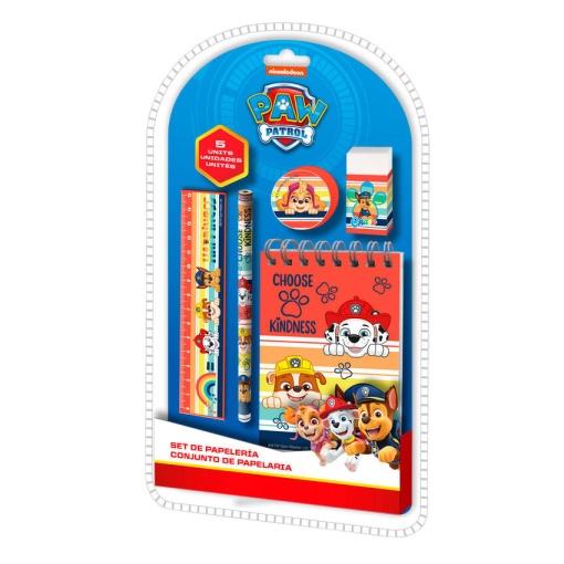 Conjunto Escolar Patrulha Pata 5 Peças