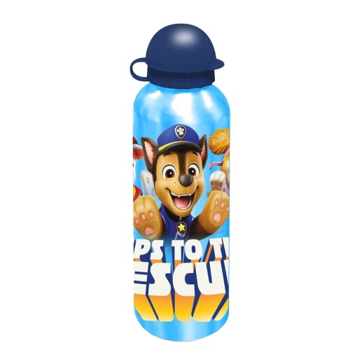 Garrafa de Alumínio 500ml + caixa de lanche Patrulha Pata