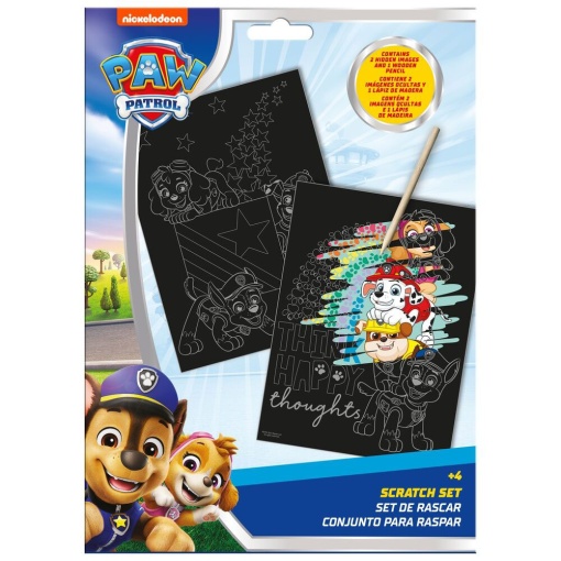 Conjunto Scratch Art Patrulha Pata