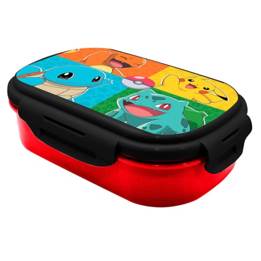 Caixa de lanche + garfo POKEMON 22x16x7cm