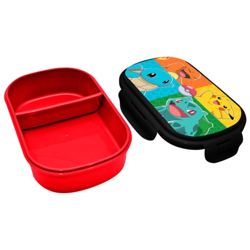 Caixa de lanche + garfo POKEMON 22x16x7cm