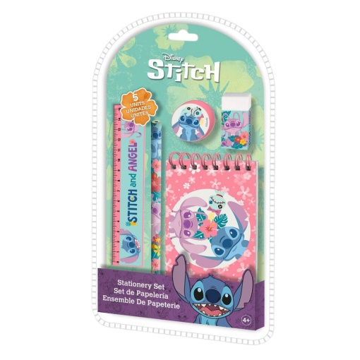 Conjunto escolar DISNEY Stitch 5 peças St00075