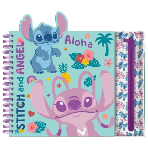 Livro de Atividades com Estojo Removível DISNEY Stitch