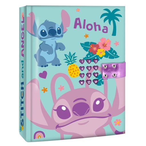 Diário com Código DISNEY Stitch