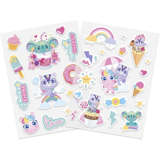Conjunto de Autocolantes Acolchoados Sweet Dreams & Friends