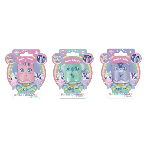 Autocolante squishie Sweet Dreams & Friends sortido
