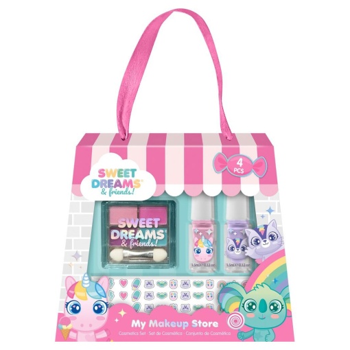 Conjunto de maquilhagem com espelho Sweet Dreams & Friends Kl11659