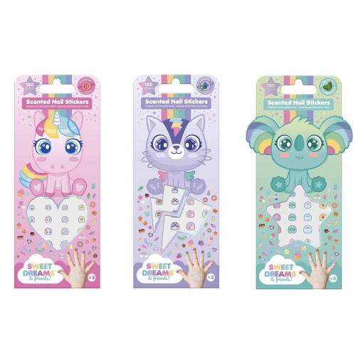 Autocolantes Perfumados para Unhas Sweet Dreams & Friends Sortido