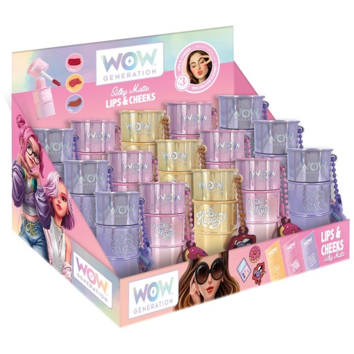 Blush e Batom 2 em 1 WOW Generation Sortido