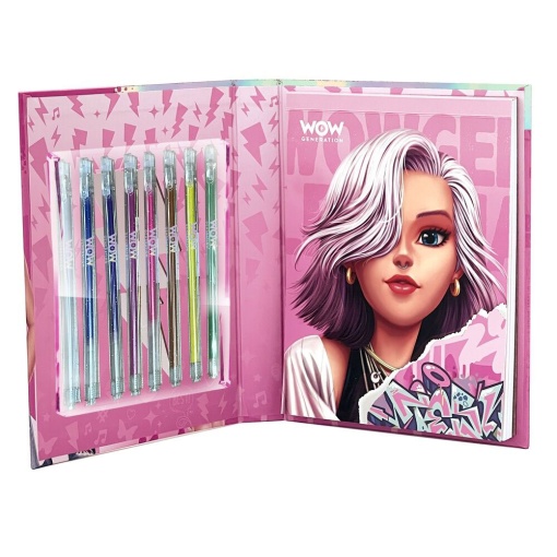 Conjunto para Colorir com Esferográficas de Gel WOW Generation