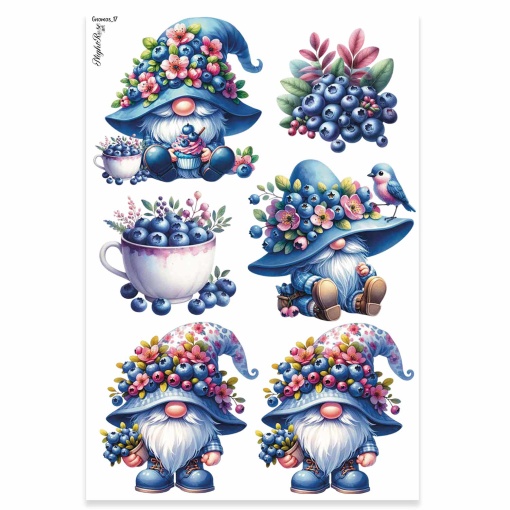 Papel Transfer Nightrose.art Gnomos 17