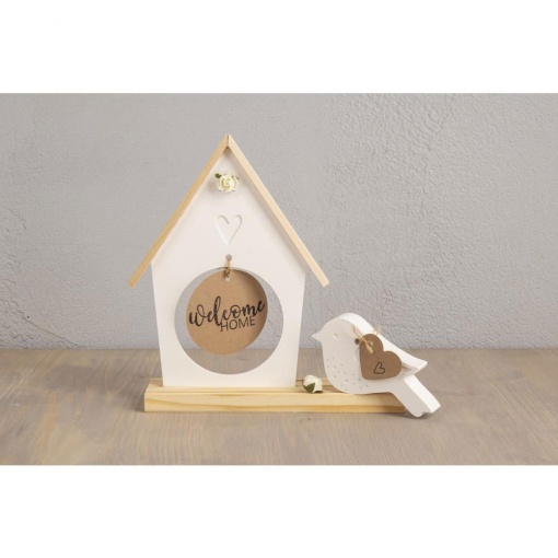 Molde de silicone casinha e passarinho 14,5x26x1,2cm RAYHER