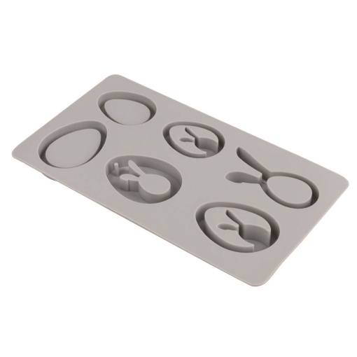 Molde de silicone ovos com coelhos 14,5x26x1,2cm RAYHER
