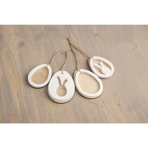 Molde de silicone ovos com coelhos 14,5x26x1,2cm RAYHER