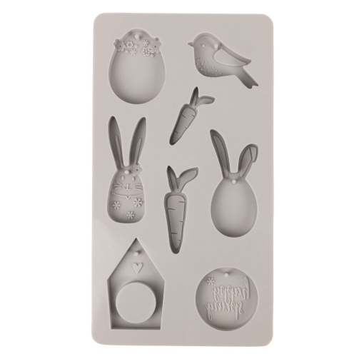 Molde de silicone HAPPY Spring 14,5x26x1,2cm RAYHER