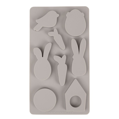 Molde de silicone HAPPY Spring 14,5x26x1,2cm RAYHER