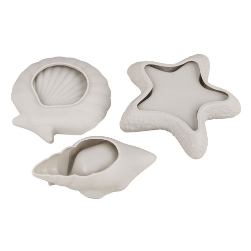 Molde de silicone Estrela do MAR com 3 conchas RAYHER