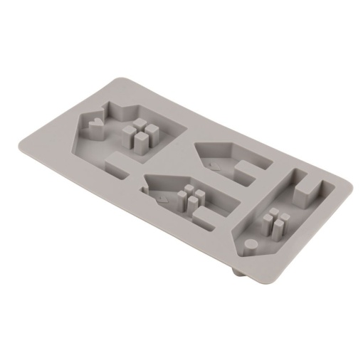 Molde de silicone casas iluminadas RAYHER